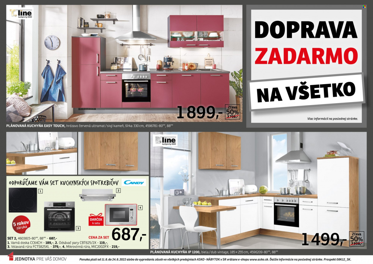 Leták Asko Nábytok - 11.8.2022 - 24.8.2022. Strana 46