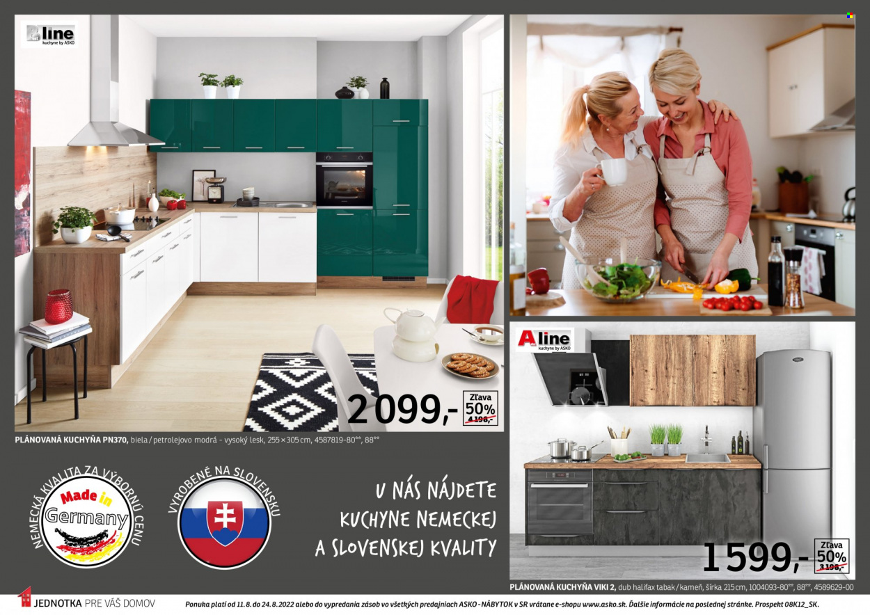 Leták Asko Nábytok - 11.8.2022 - 24.8.2022. Strana 47