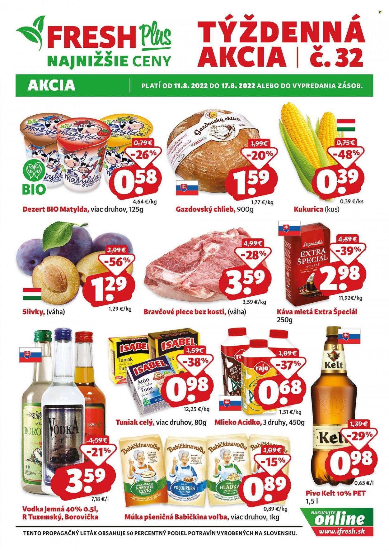 Leták FRESH - 11.8.2022 - 17.8.2022. Strana 1