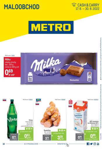 Leták Metro - 17.8.2022 - 30.8.2022.