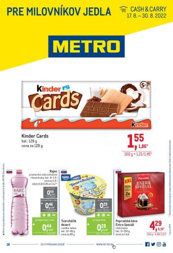 Leták Metro - 17.8.2022 - 30.8.2022.