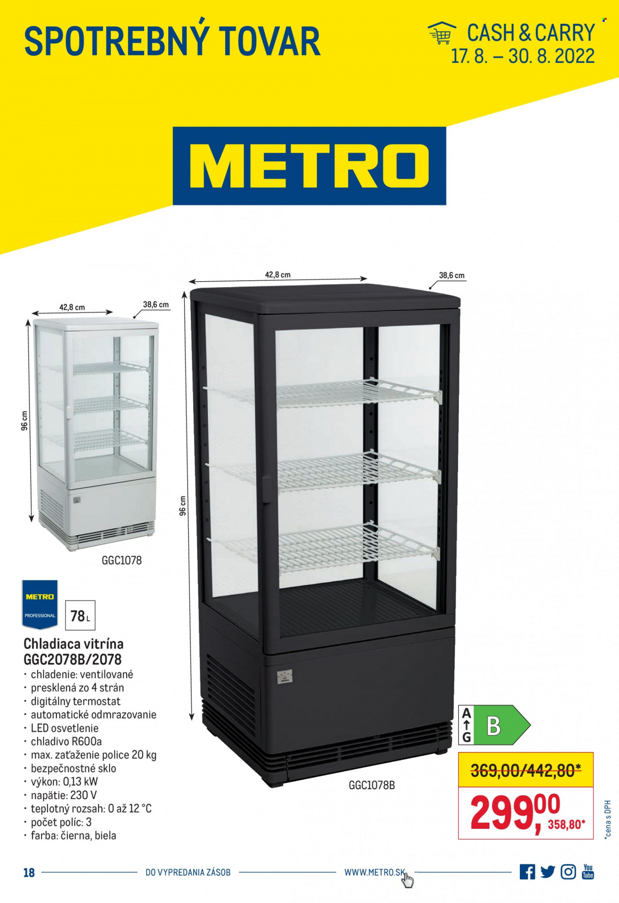 Leták Metro - 17.8.2022 - 30.8.2022. Strana 1