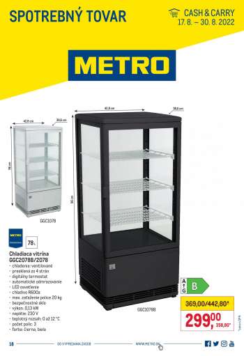 Leták Metro - 17.8.2022 - 30.8.2022.