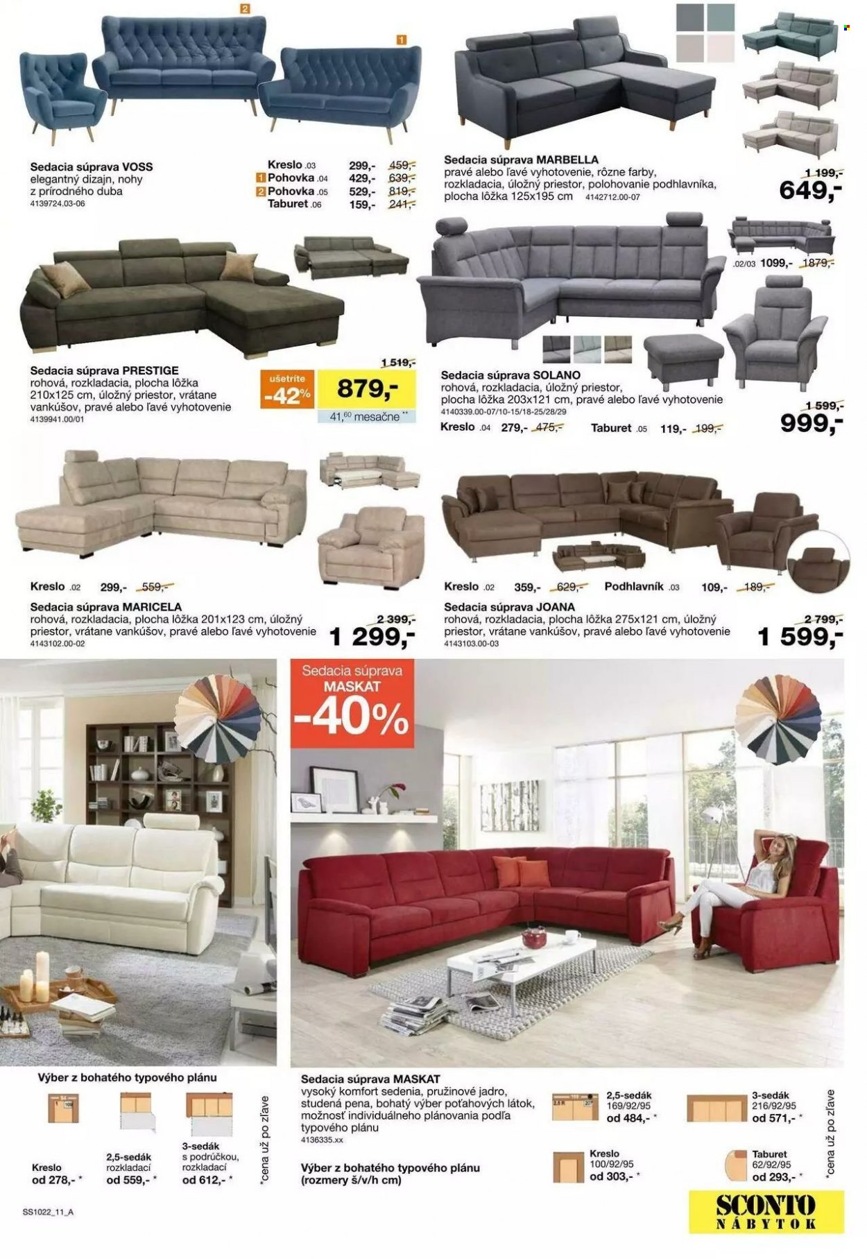 Leták Sconto nábytok - 12.8.2022 - 1.9.2022. Strana 11