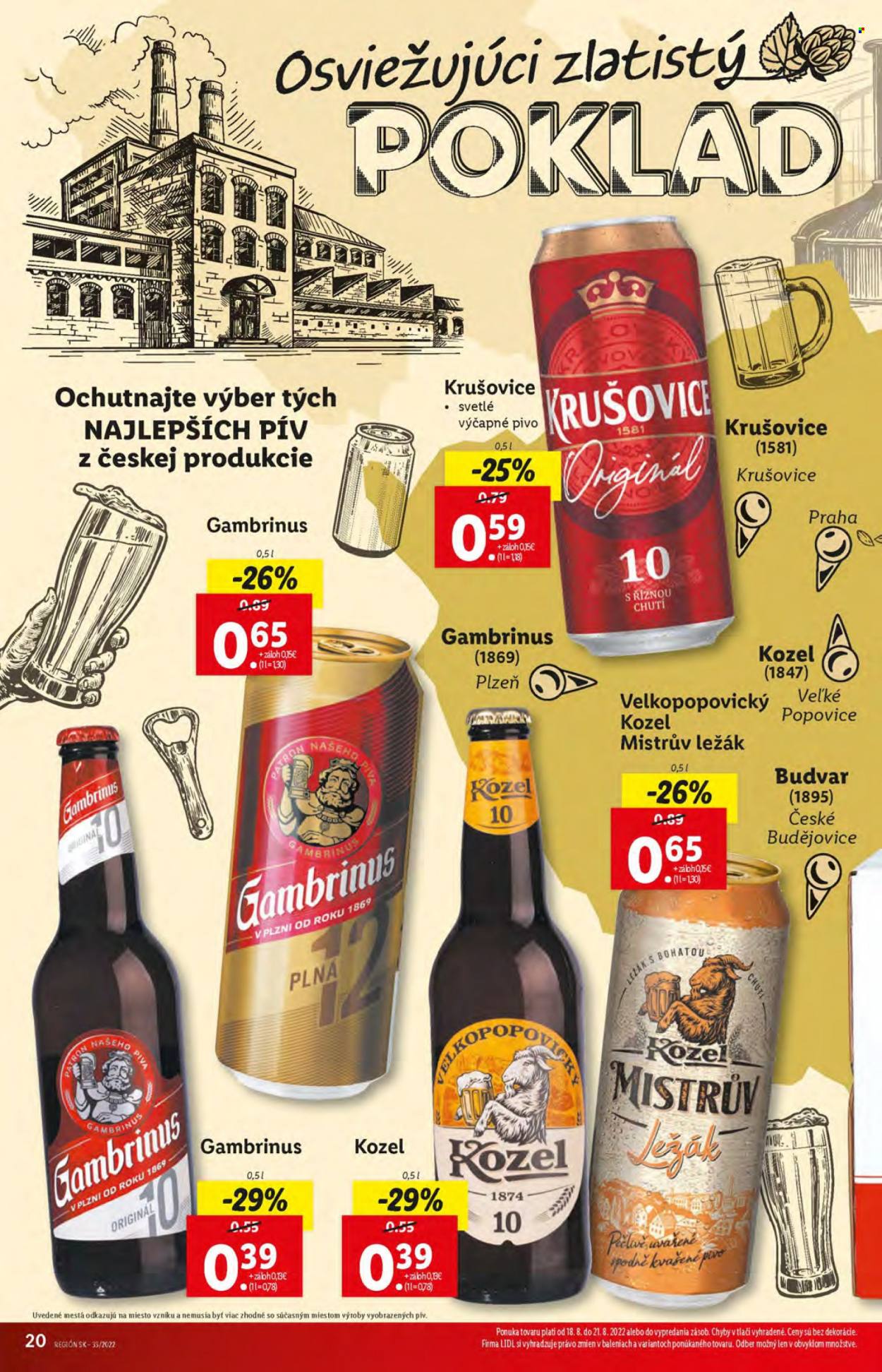 Leták Lidl - 18.8.2022 - 21.8.2022. Strana 20
