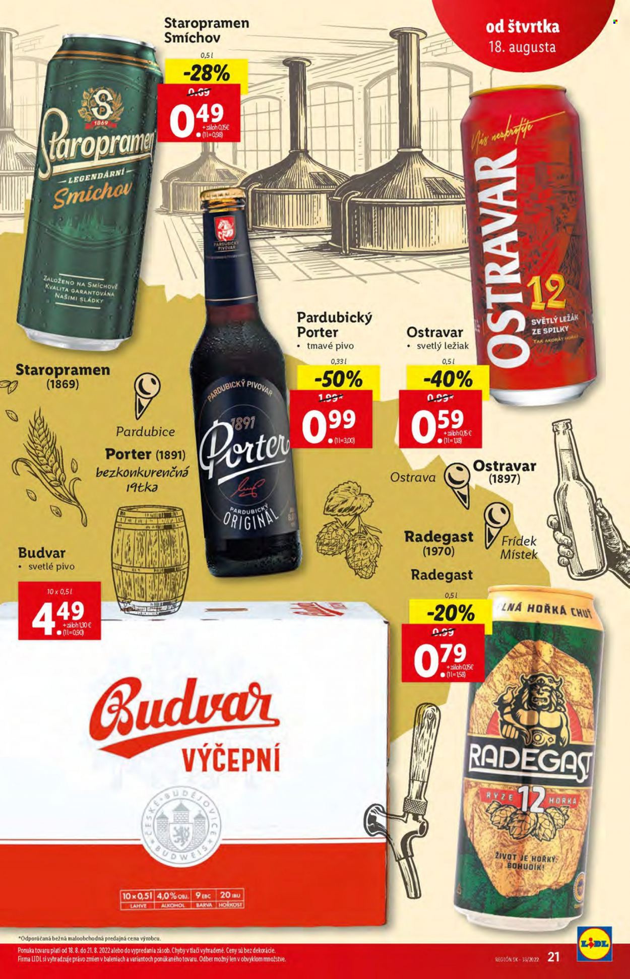 Leták Lidl - 18.8.2022 - 21.8.2022. Strana 21