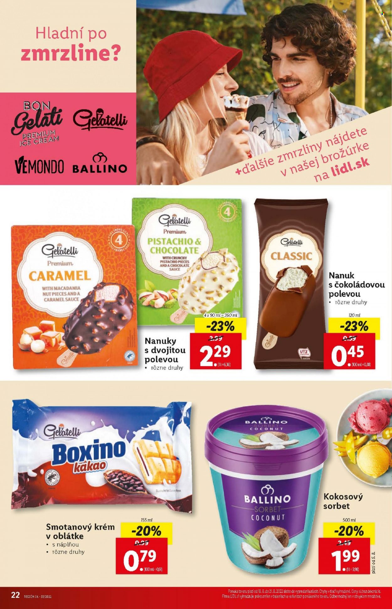 Leták Lidl - 18.8.2022 - 21.8.2022. Strana 22