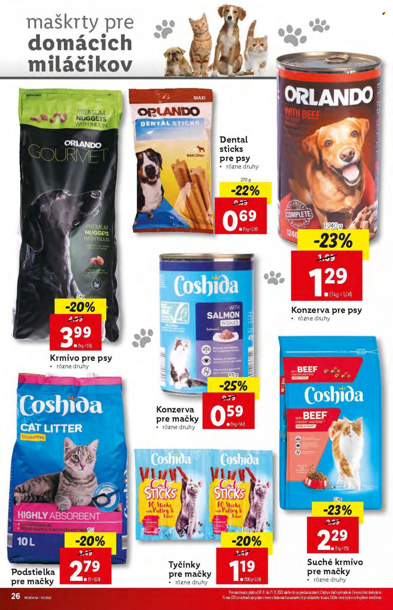 Leták Lidl - 18.8.2022 - 21.8.2022. Strana 26