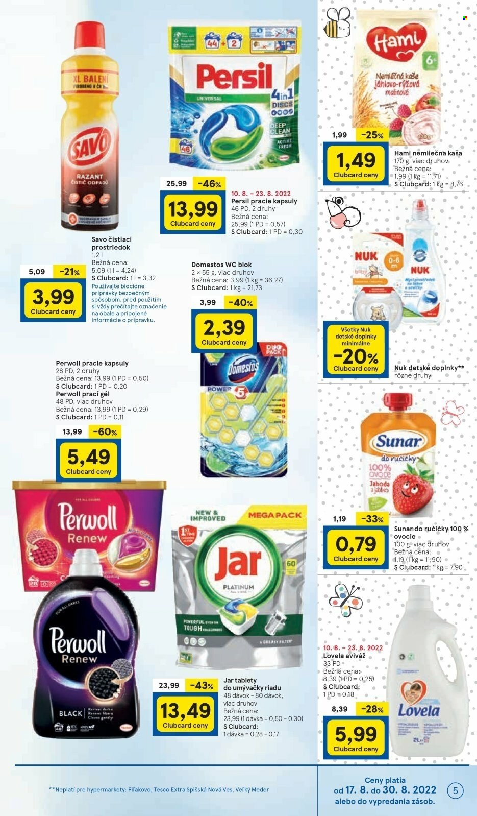 Leták TESCO - 17.8.2022 - 23.8.2022. Strana 5