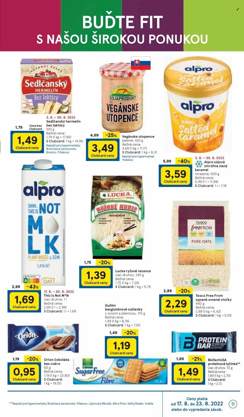 Leták TESCO - 17.8.2022 - 23.8.2022. Strana 11