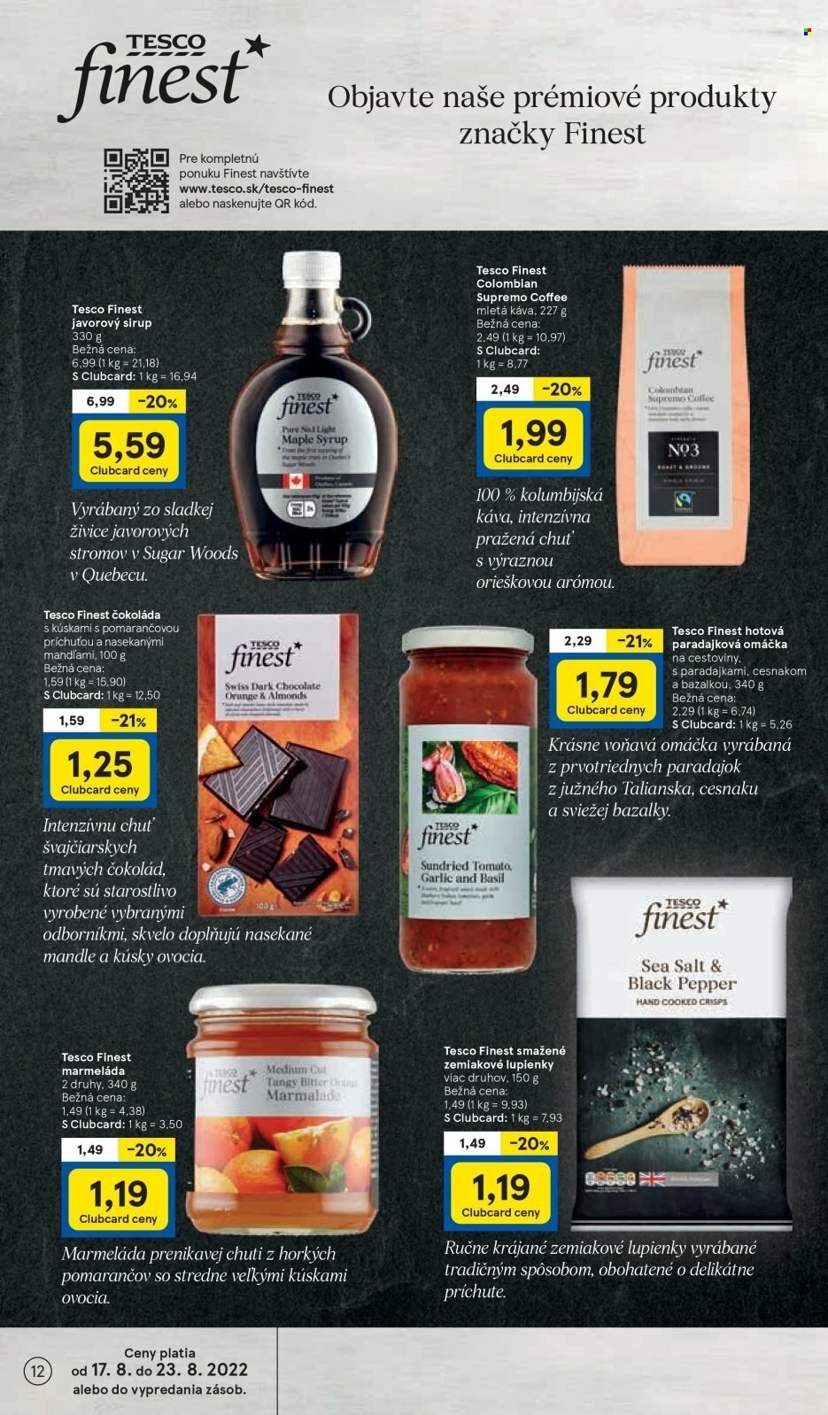 Leták TESCO - 17.8.2022 - 23.8.2022. Strana 12