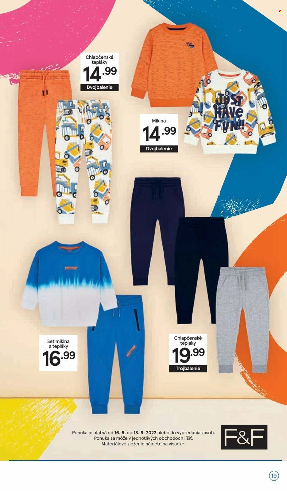 Leták TESCO - 16.8.2022 - 18.9.2022. Strana 19