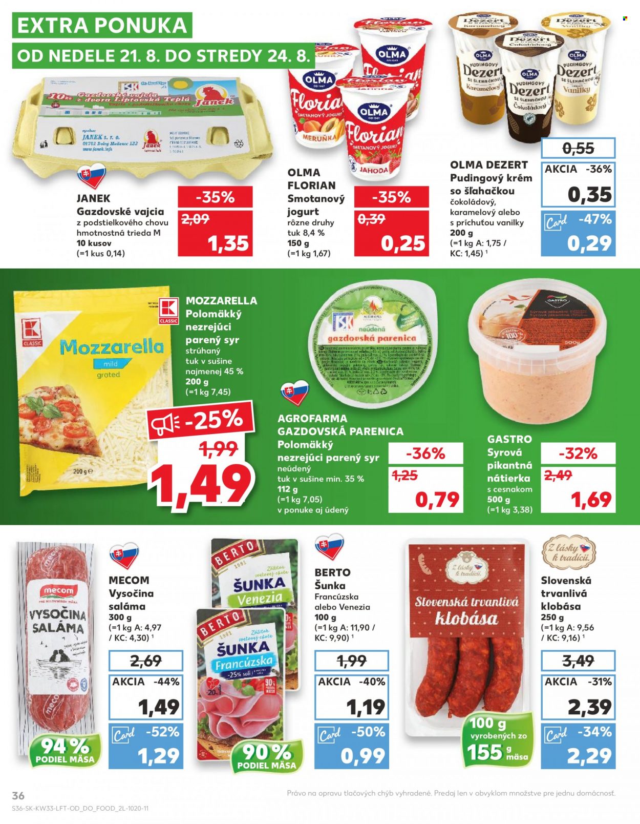 Leták Kaufland - 18.8.2022 - 24.8.2022. Strana 36