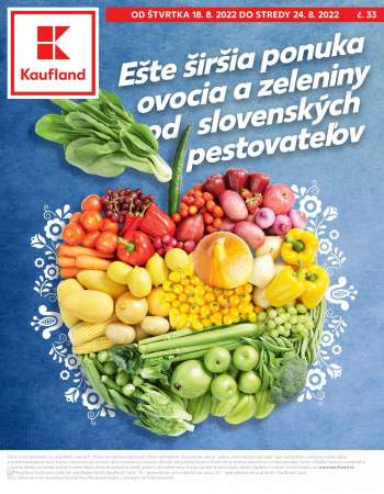 Leták Kaufland - 18.8.2022 - 24.8.2022.