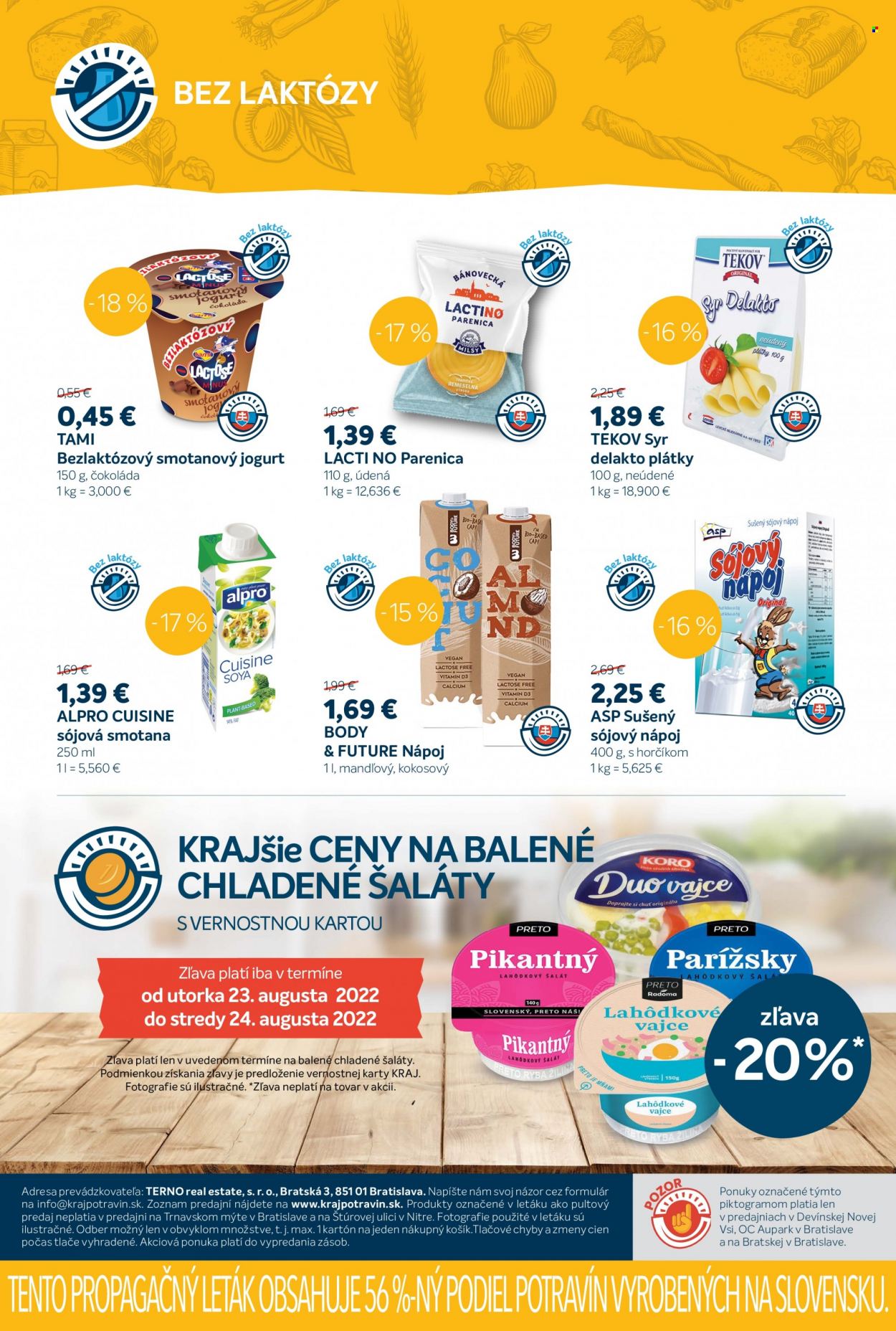 Leták Kraj - 18.8.2022 - 24.8.2022. Strana 8