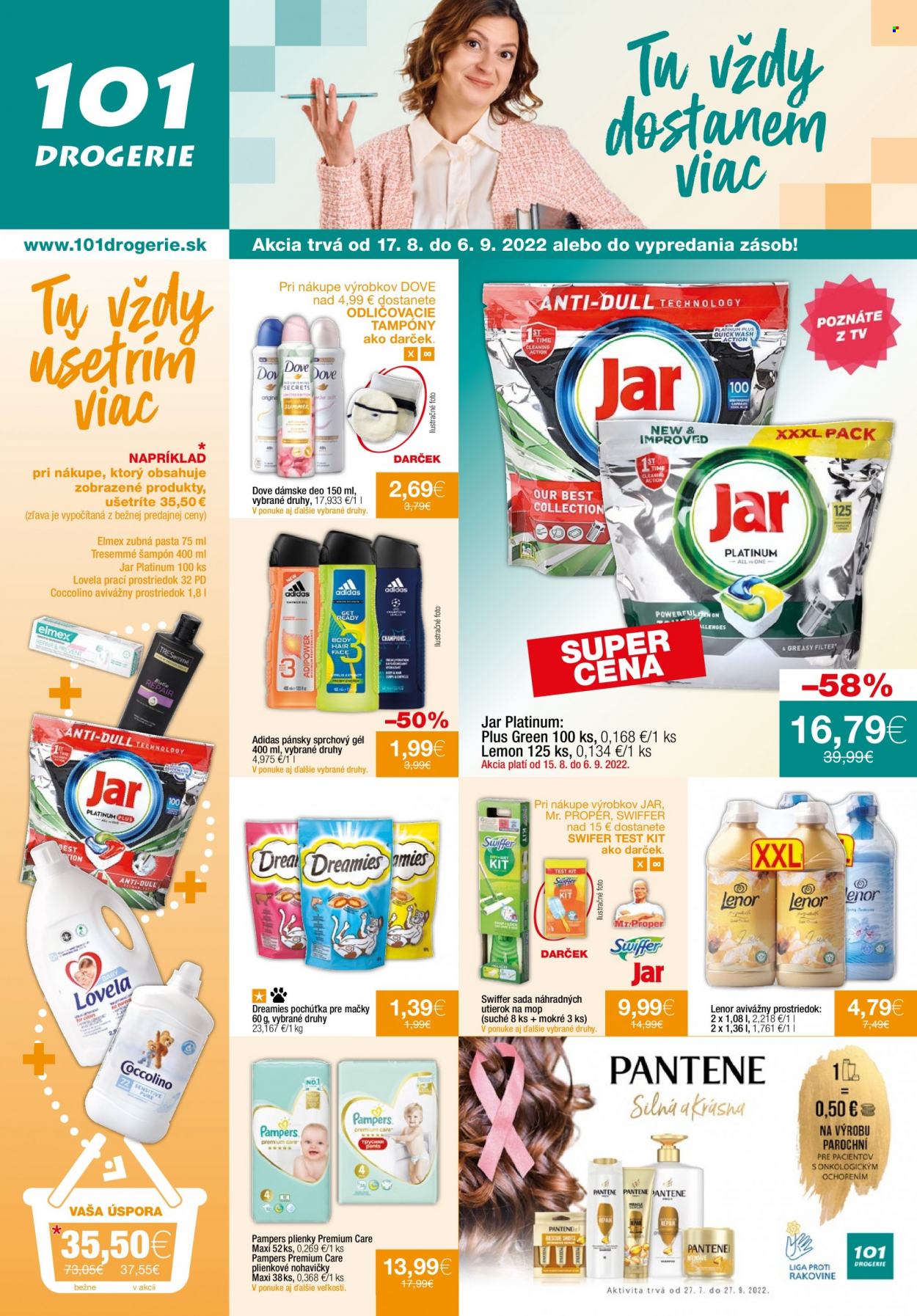 Leták 101 Drogerie - 17.8.2022 - 6.9.2022. Strana 1