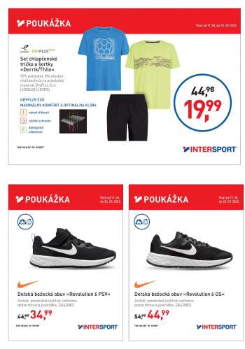 Leták Intersport - 17.8.2022 - 25.9.2022.
