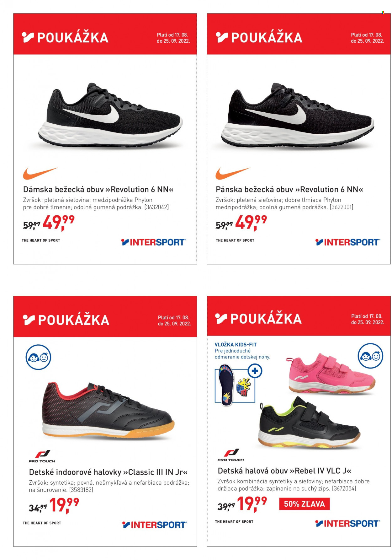 Leták Intersport - 17.8.2022 - 25.9.2022. Strana 5