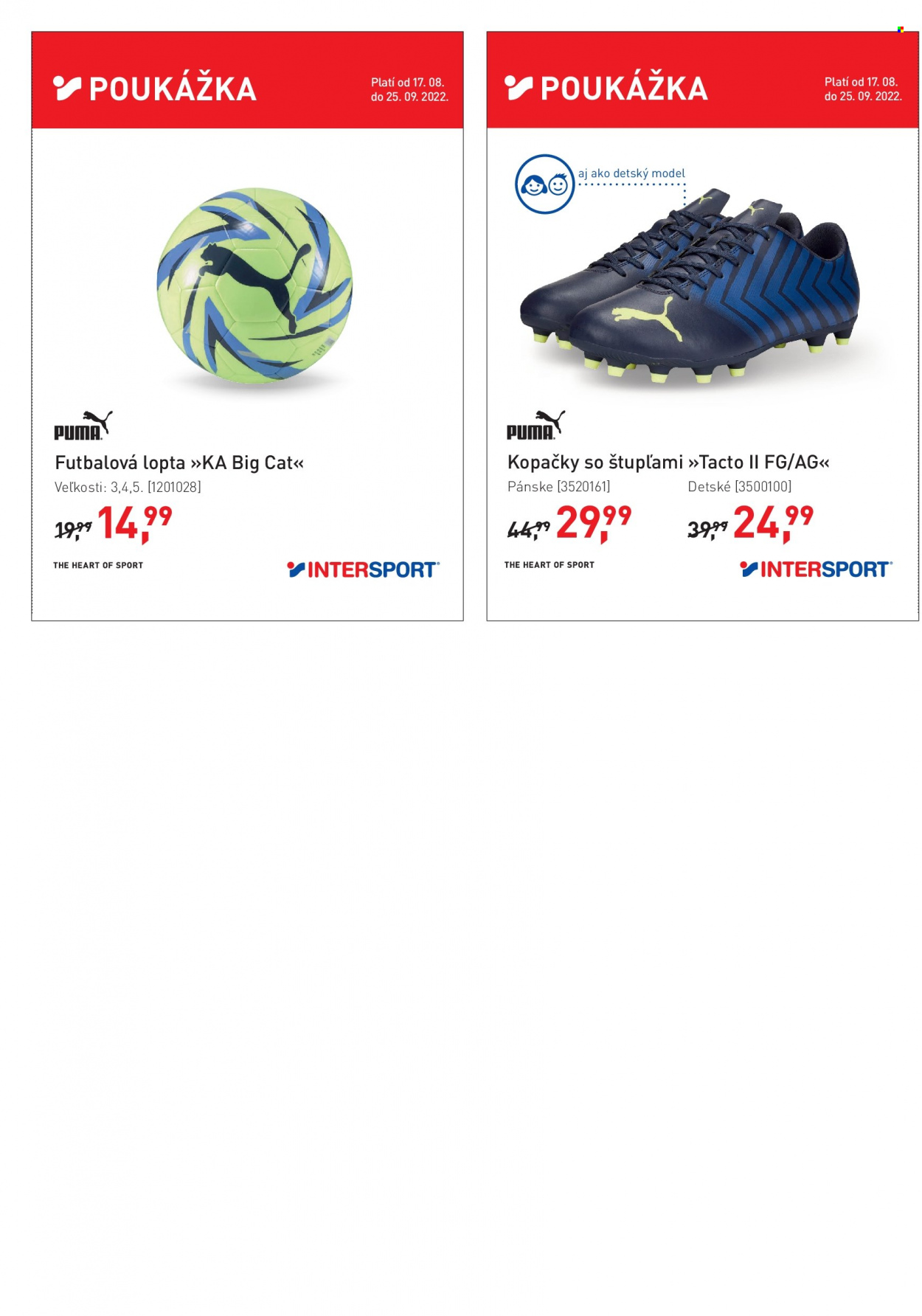 Leták Intersport - 17.8.2022 - 25.9.2022. Strana 7