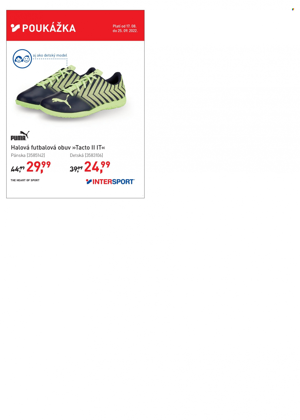 Leták Intersport - 17.8.2022 - 25.9.2022. Strana 8