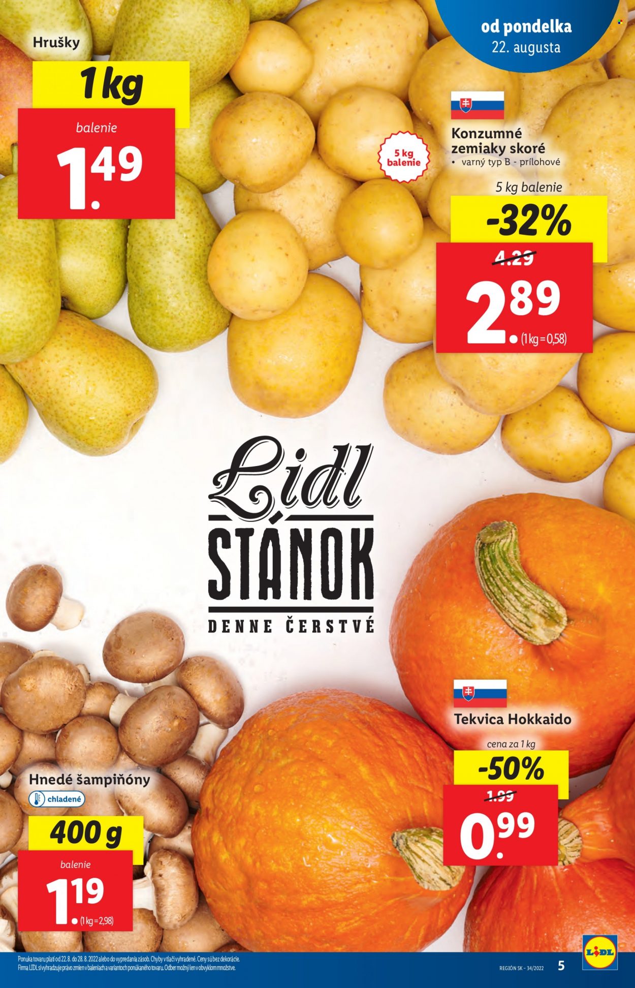 Leták Lidl - 22.8.2022 - 28.8.2022. Strana 5