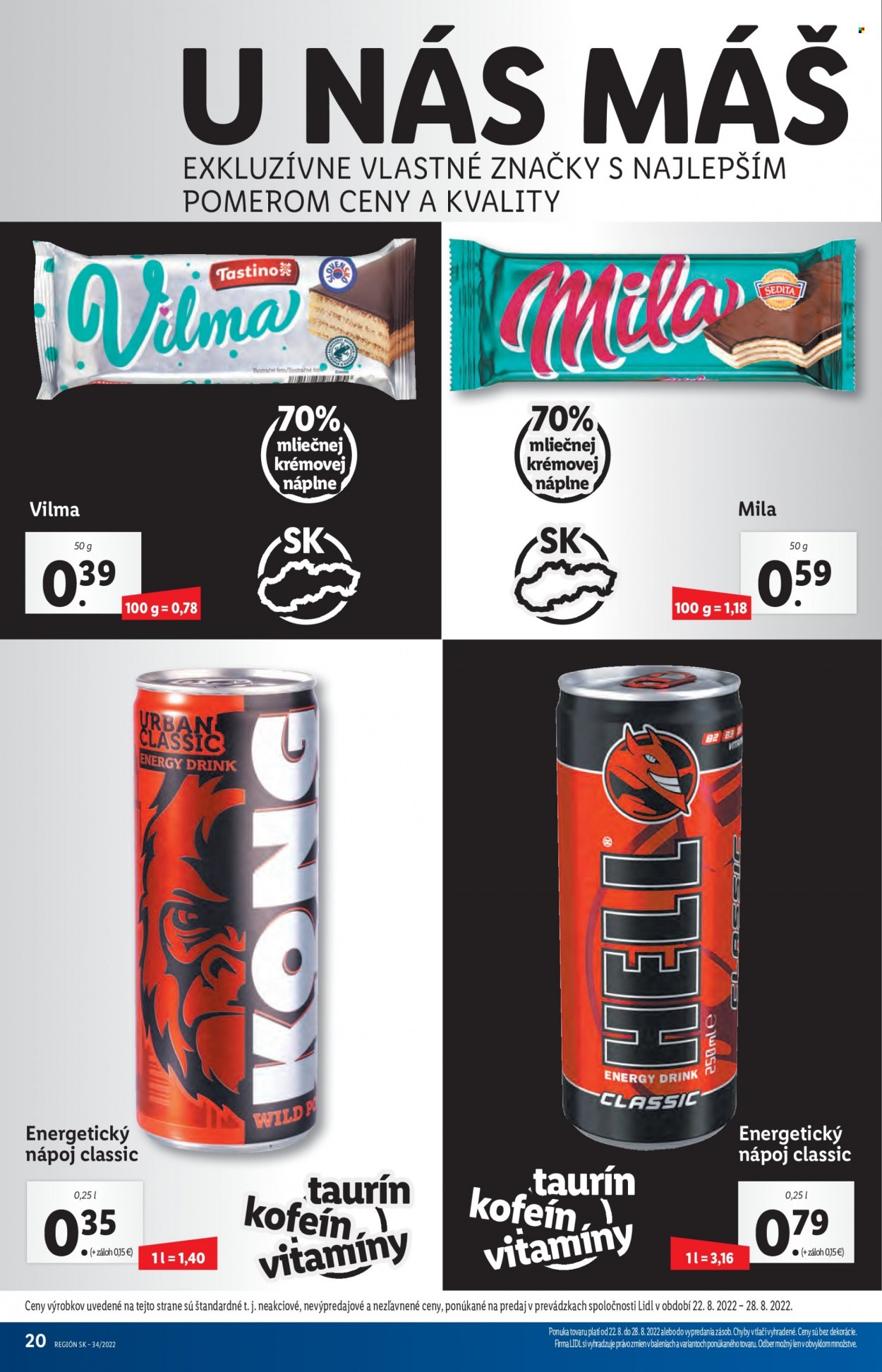 Leták Lidl - 22.8.2022 - 28.8.2022. Strana 20