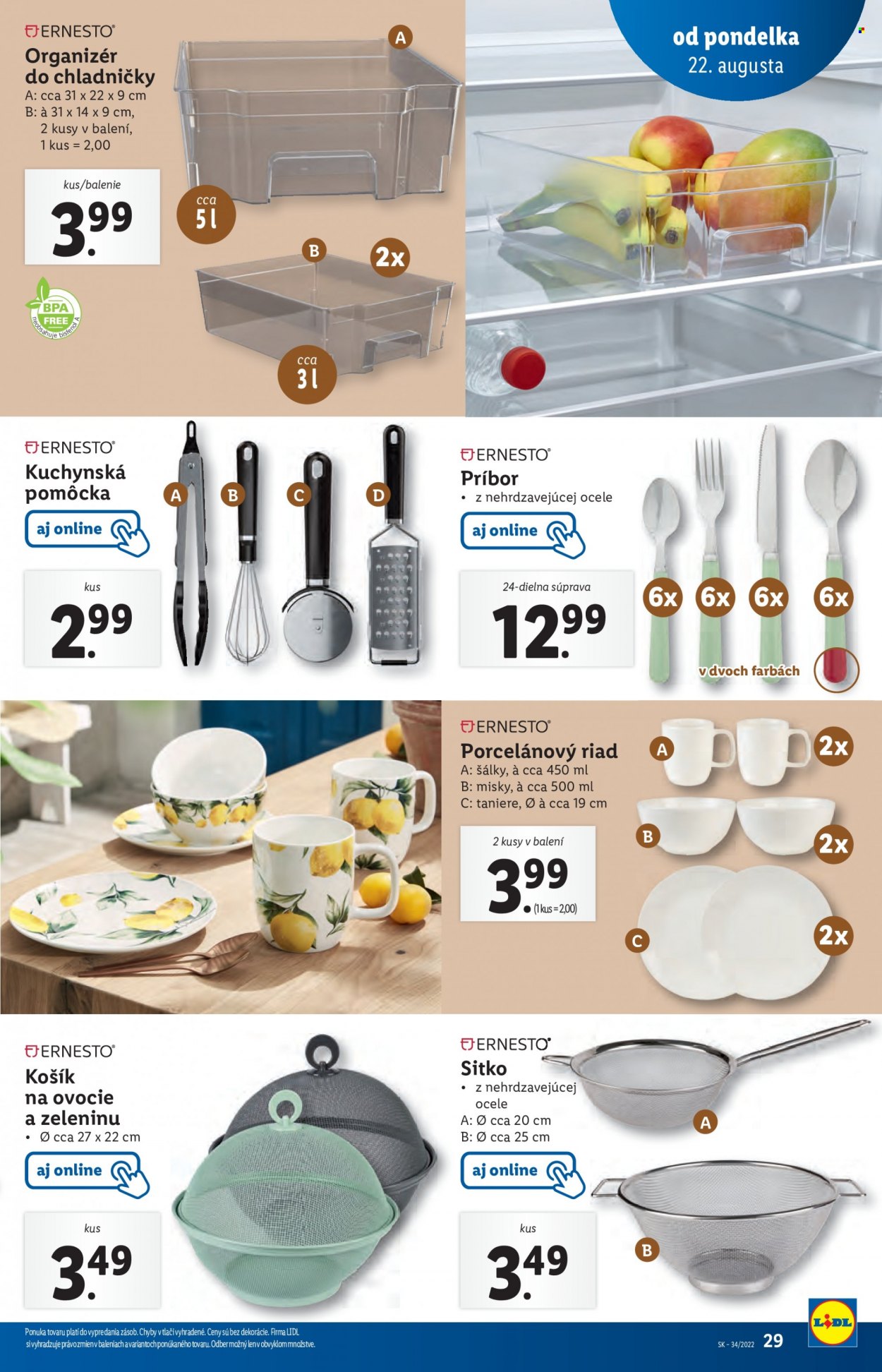 Leták Lidl - 22.8.2022 - 28.8.2022. Strana 29