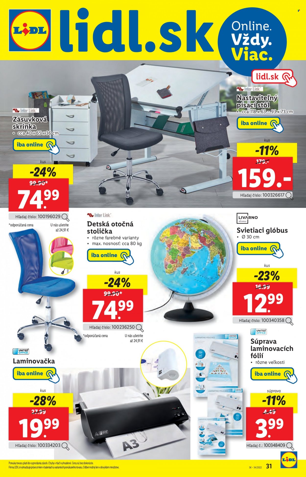Leták Lidl - 22.8.2022 - 28.8.2022. Strana 31