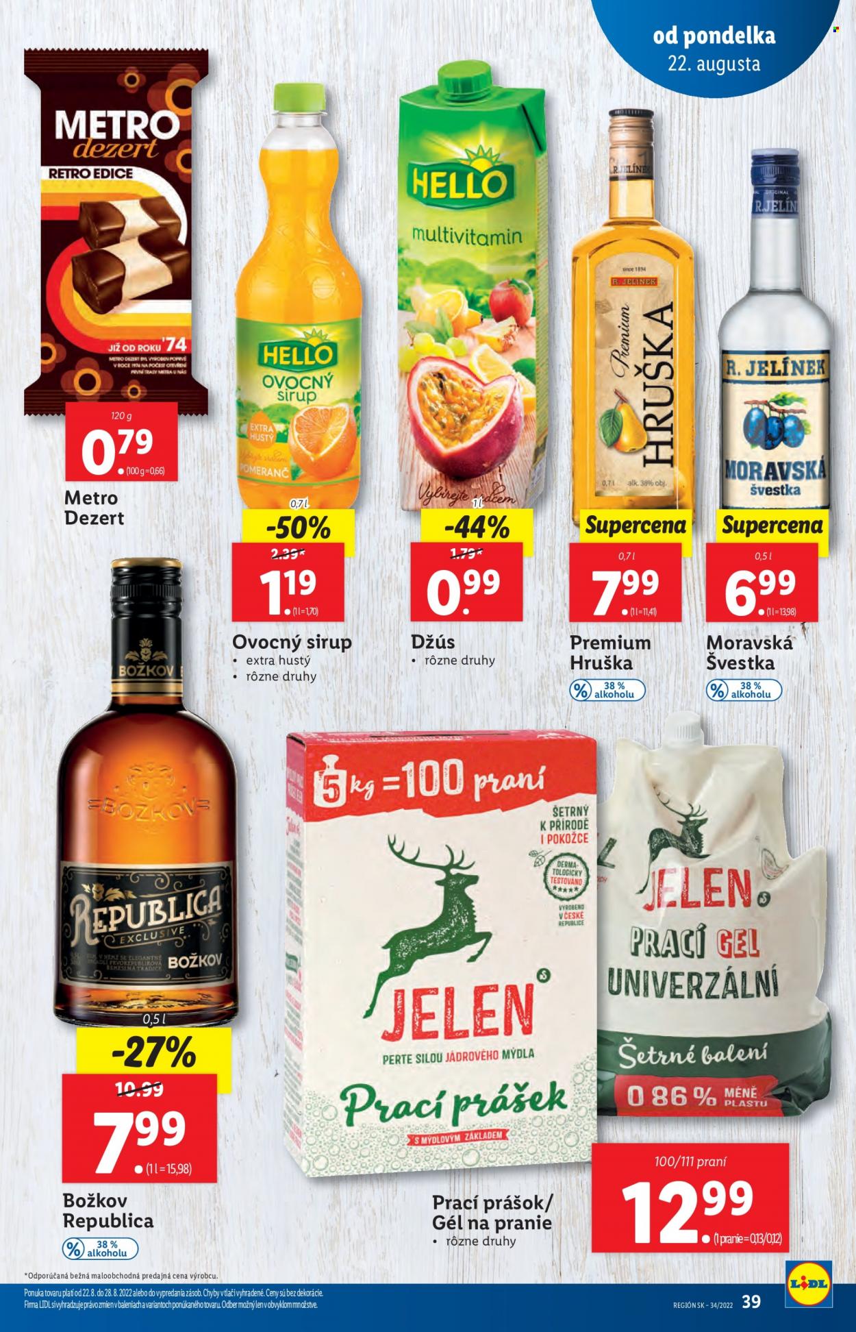 Leták Lidl - 22.8.2022 - 28.8.2022. Strana 39