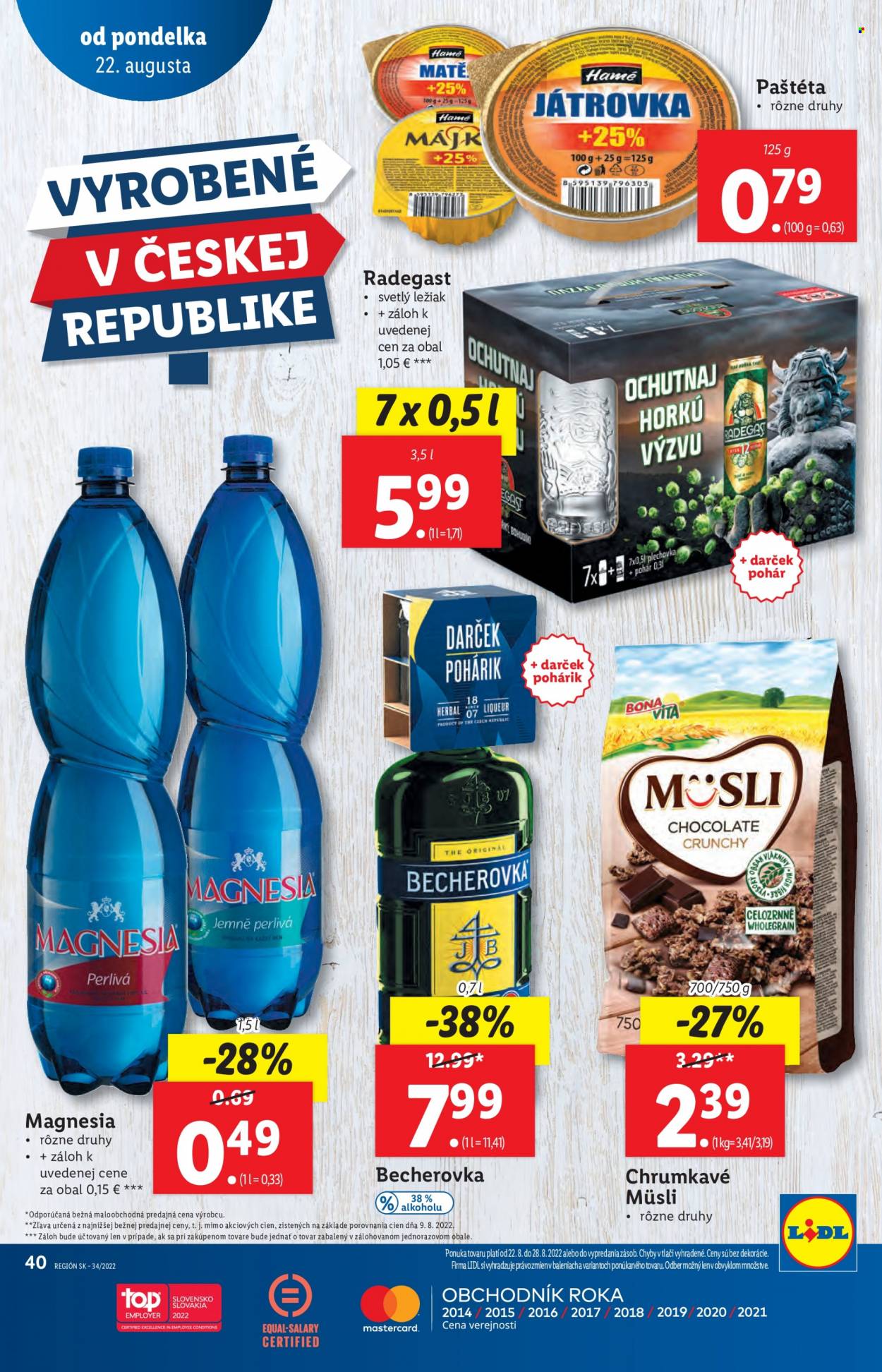 Leták Lidl - 22.8.2022 - 28.8.2022. Strana 40
