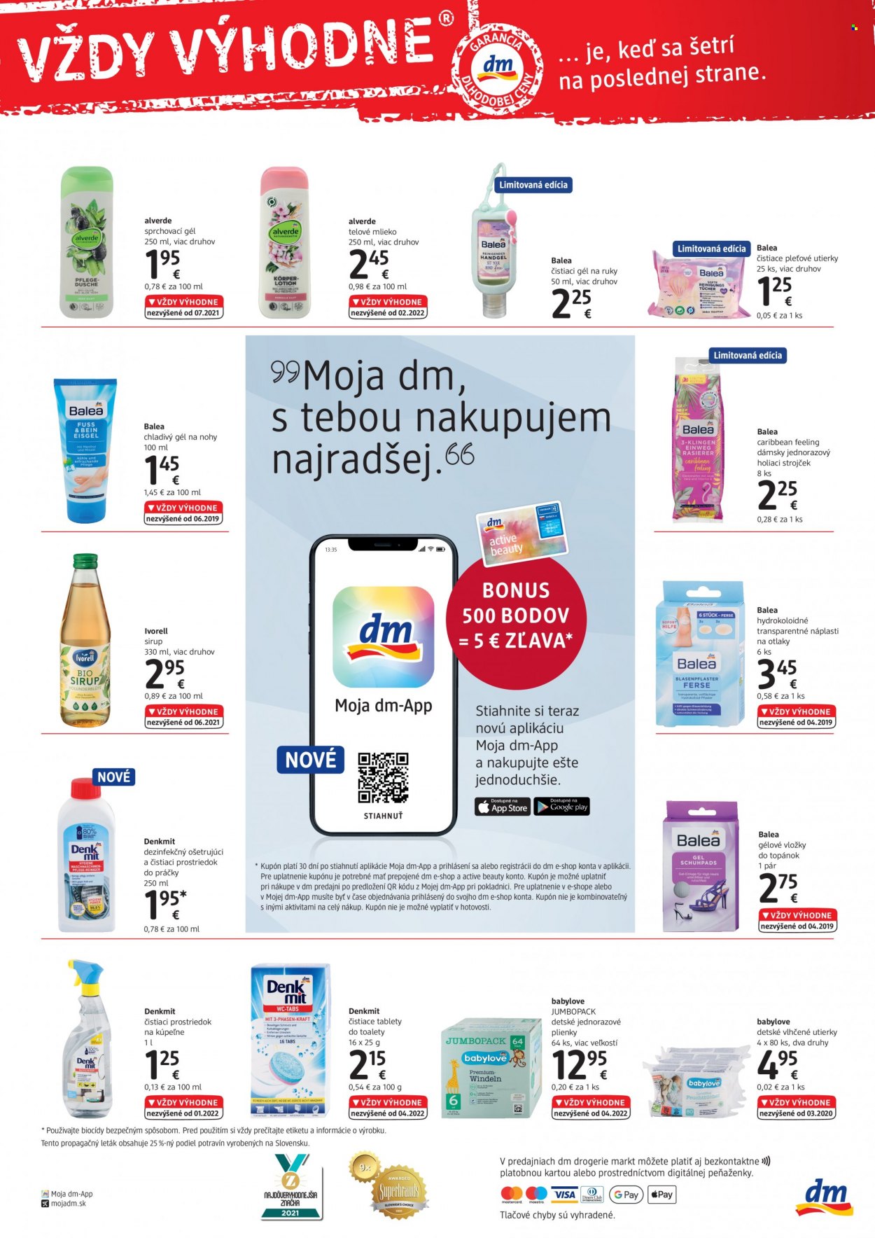 Leták dm drogerie - 19.8.2022 - 31.8.2022. Strana 4