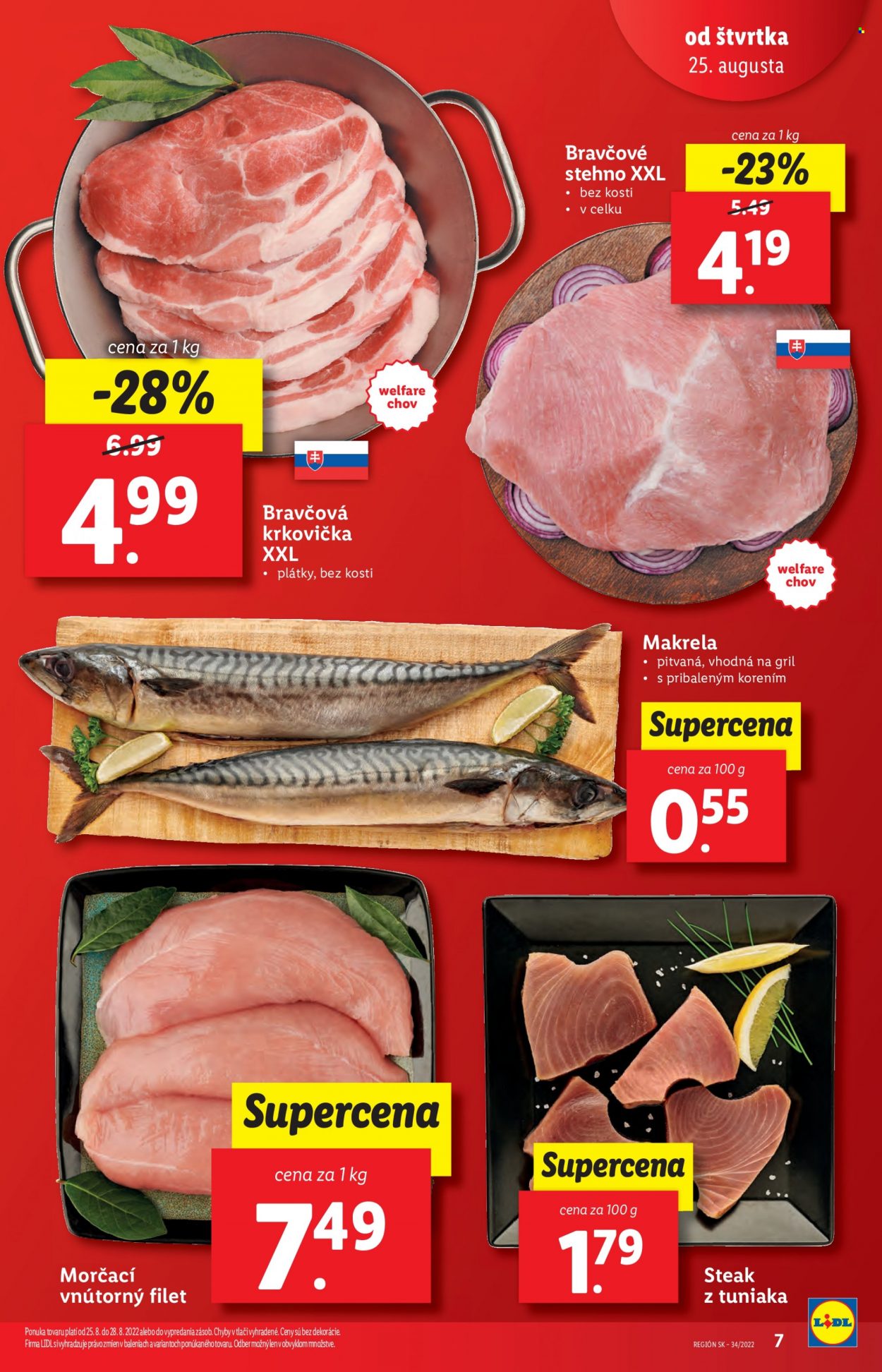 Leták Lidl - 25.8.2022 - 28.8.2022. Strana 7