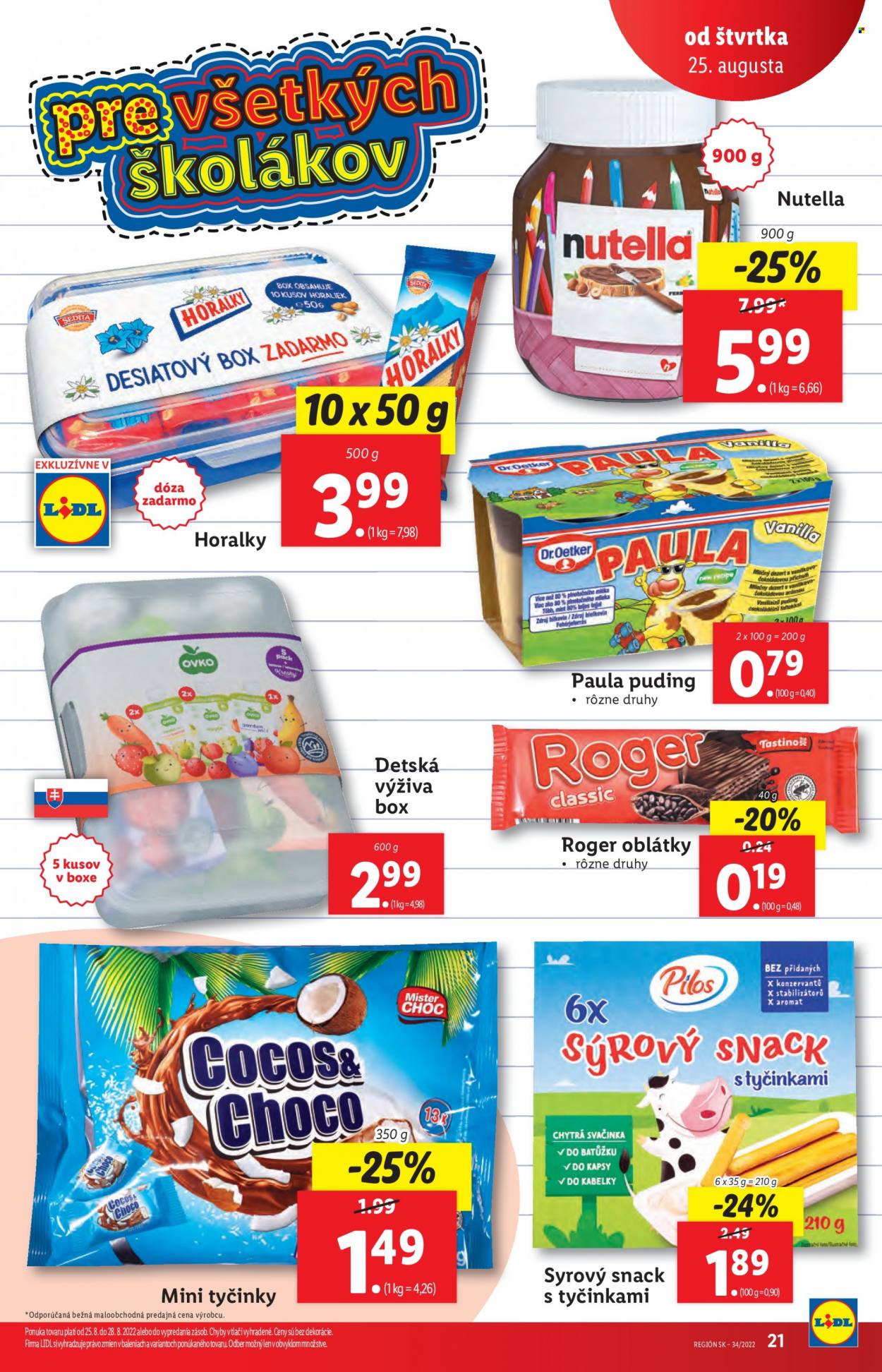 Leták Lidl - 25.8.2022 - 28.8.2022. Strana 21