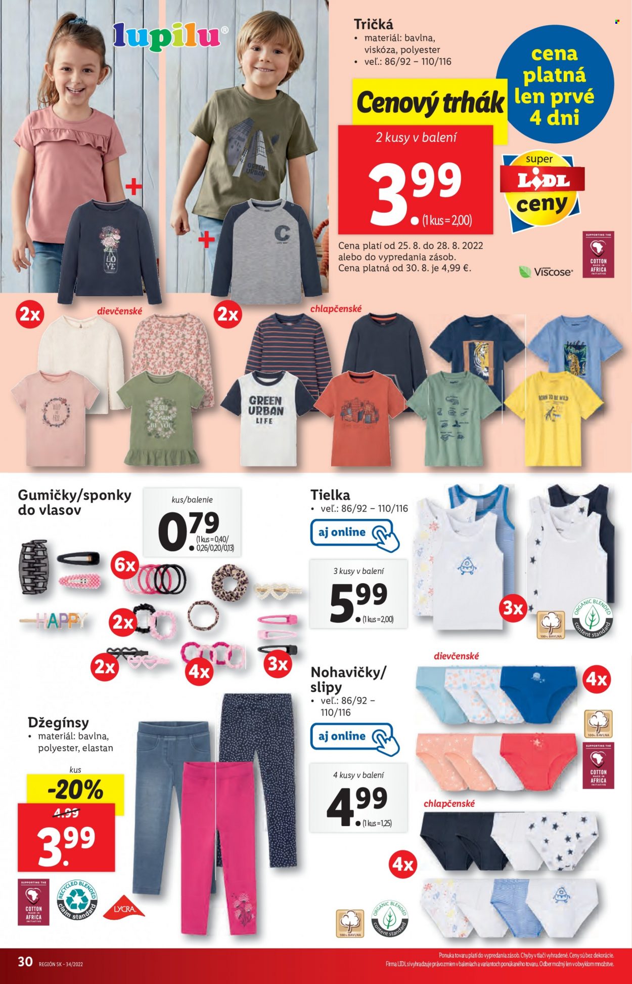Leták Lidl - 25.8.2022 - 28.8.2022. Strana 30