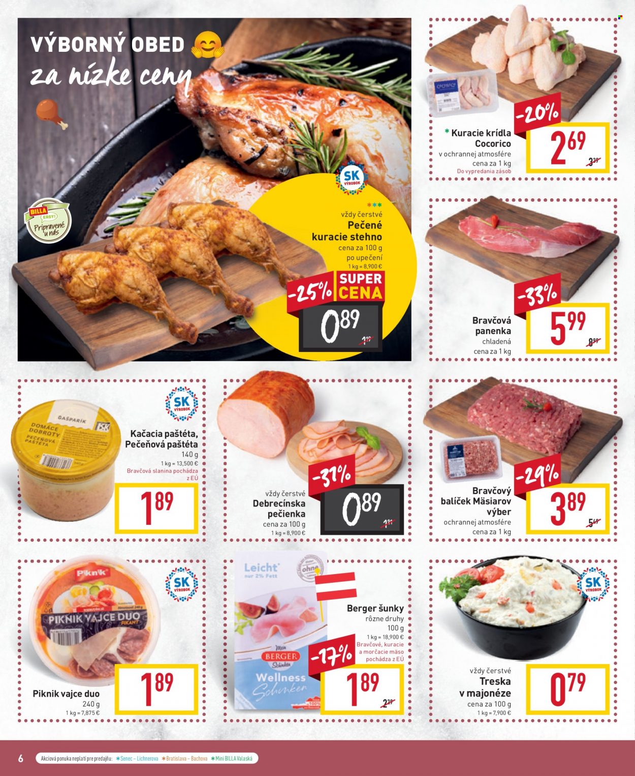 Leták Billa - 24.8.2022 - 30.8.2022. Strana 6