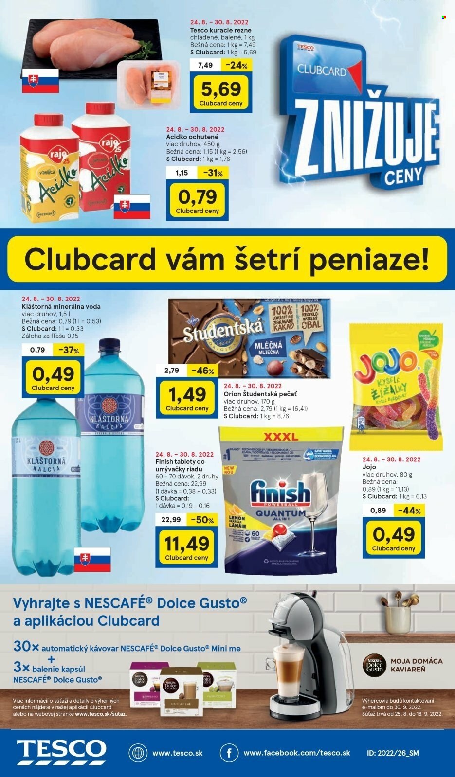 Leták TESCO supermarket - 24.8.2022 - 30.8.2022. Strana 8