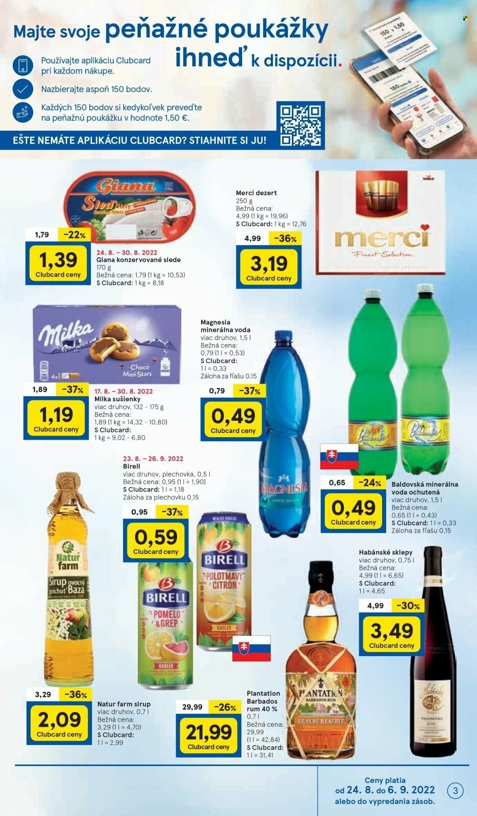 Leták TESCO - 24.8.2022 - 30.8.2022. Strana 3
