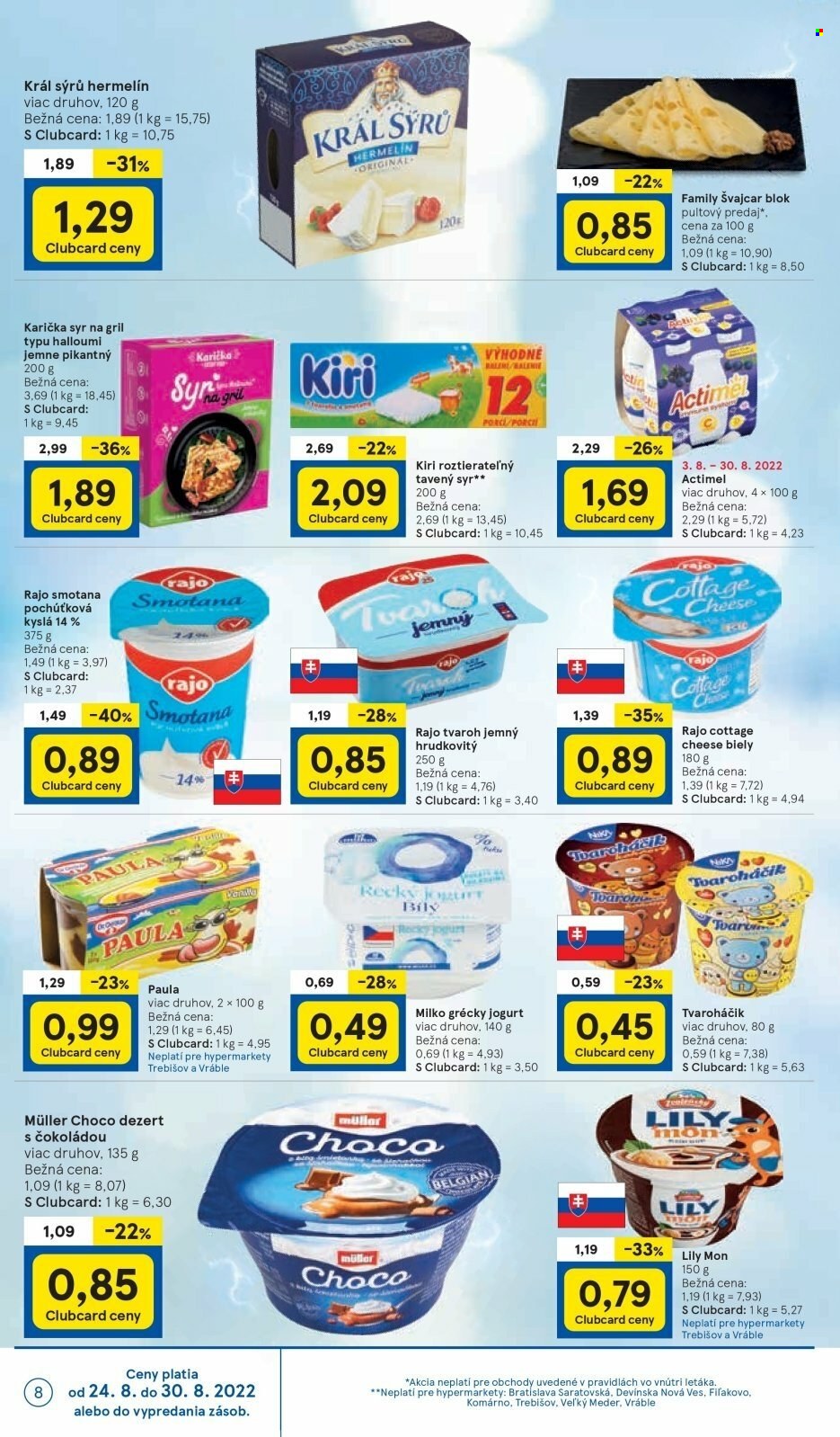 Leták TESCO - 24.8.2022 - 30.8.2022. Strana 8
