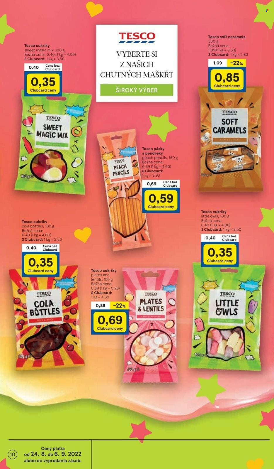 Leták TESCO - 24.8.2022 - 30.8.2022. Strana 10