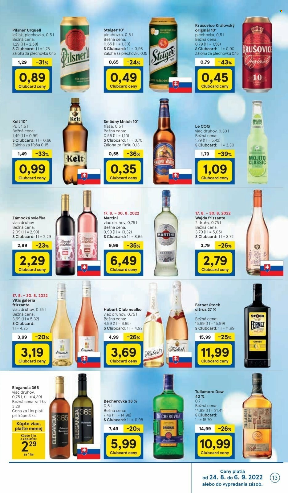 Leták TESCO - 24.8.2022 - 30.8.2022. Strana 13