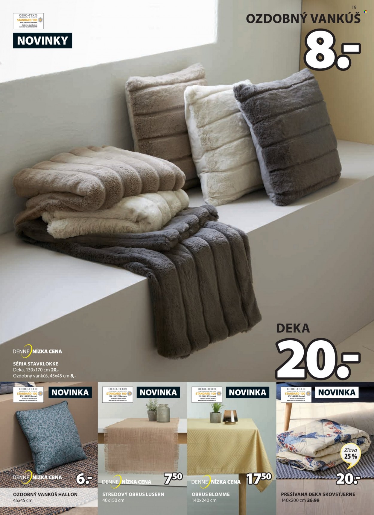 Leták JYSK - 24.8.2022 - 13.9.2022. Strana 19