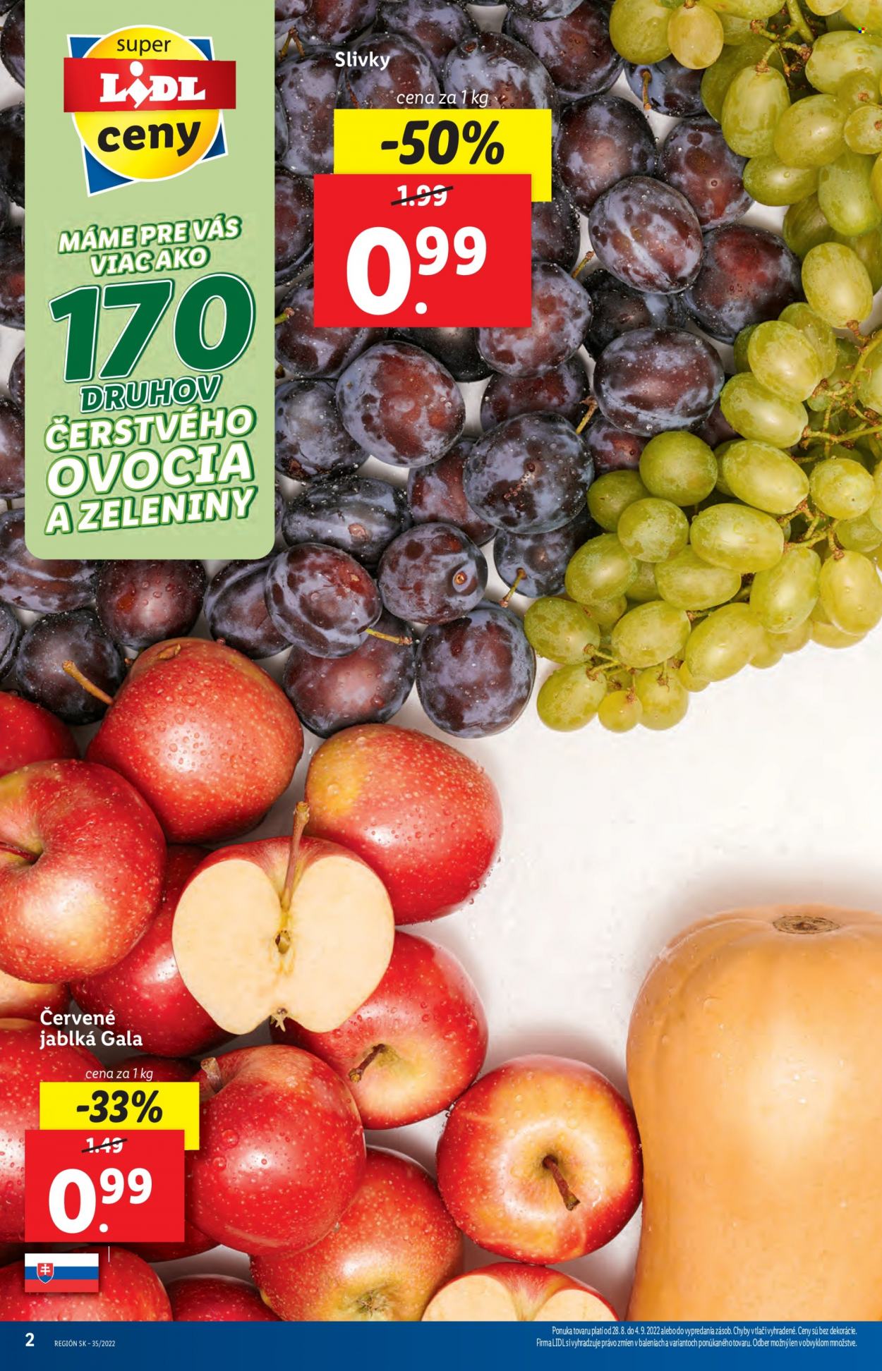 Leták Lidl - 28.8.2022 - 4.9.2022. Strana 2