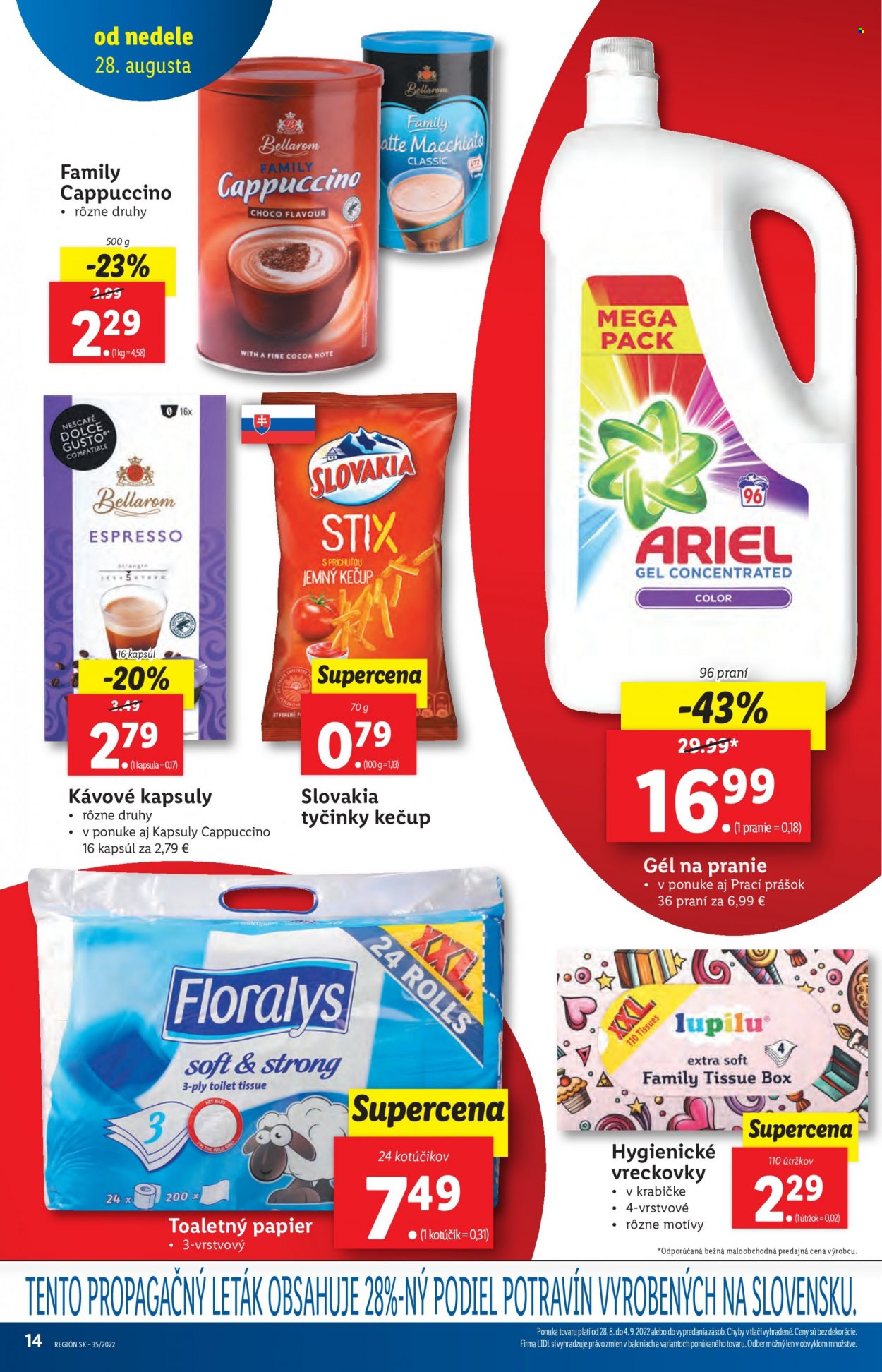 Leták Lidl - 28.8.2022 - 4.9.2022. Strana 14