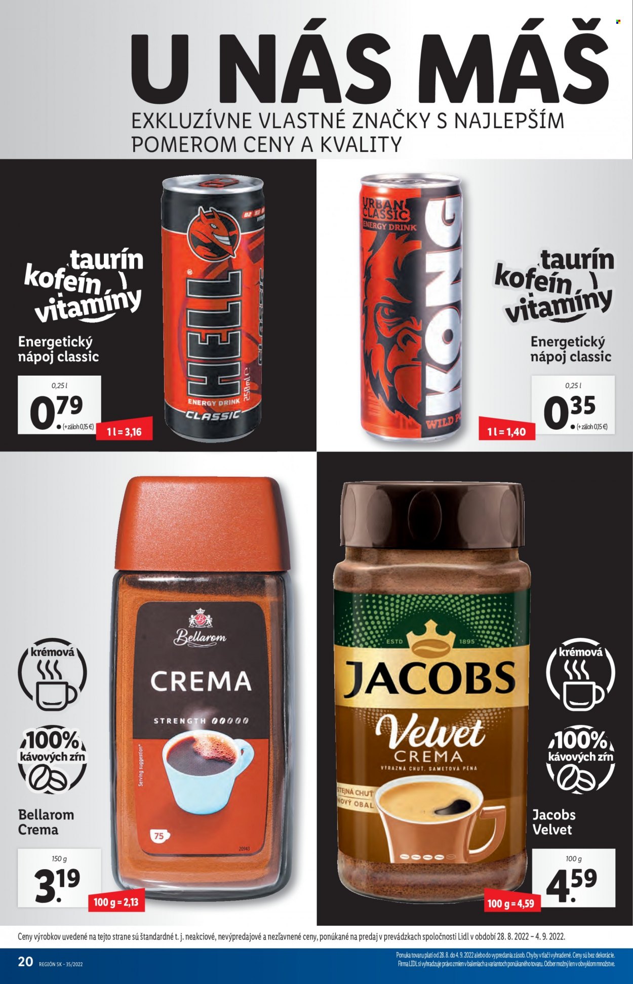Leták Lidl - 28.8.2022 - 4.9.2022. Strana 20
