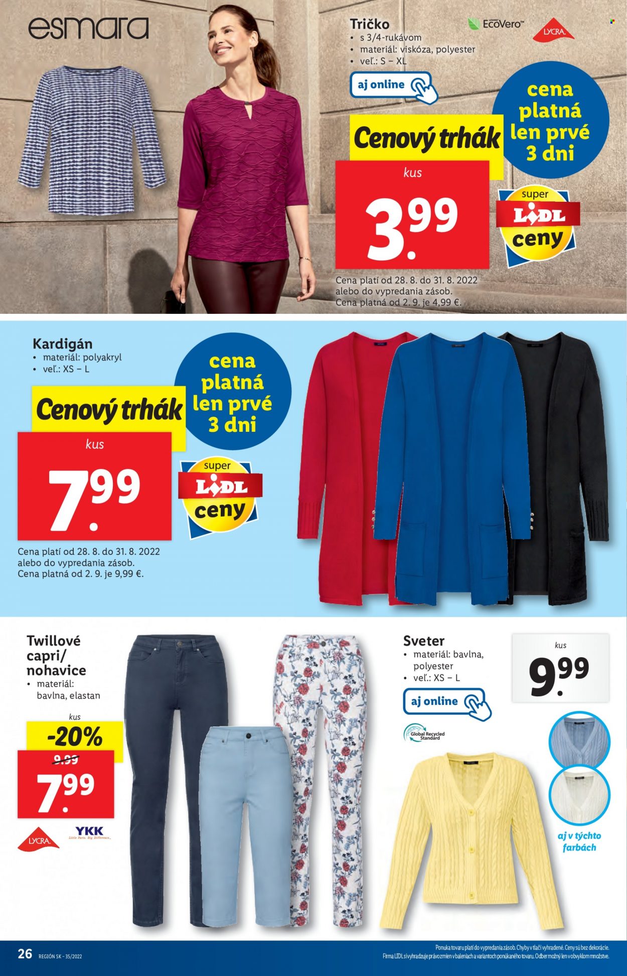 Leták Lidl - 28.8.2022 - 4.9.2022. Strana 26