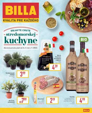 Leták Billa - 24.8.2022 - 6.9.2022.