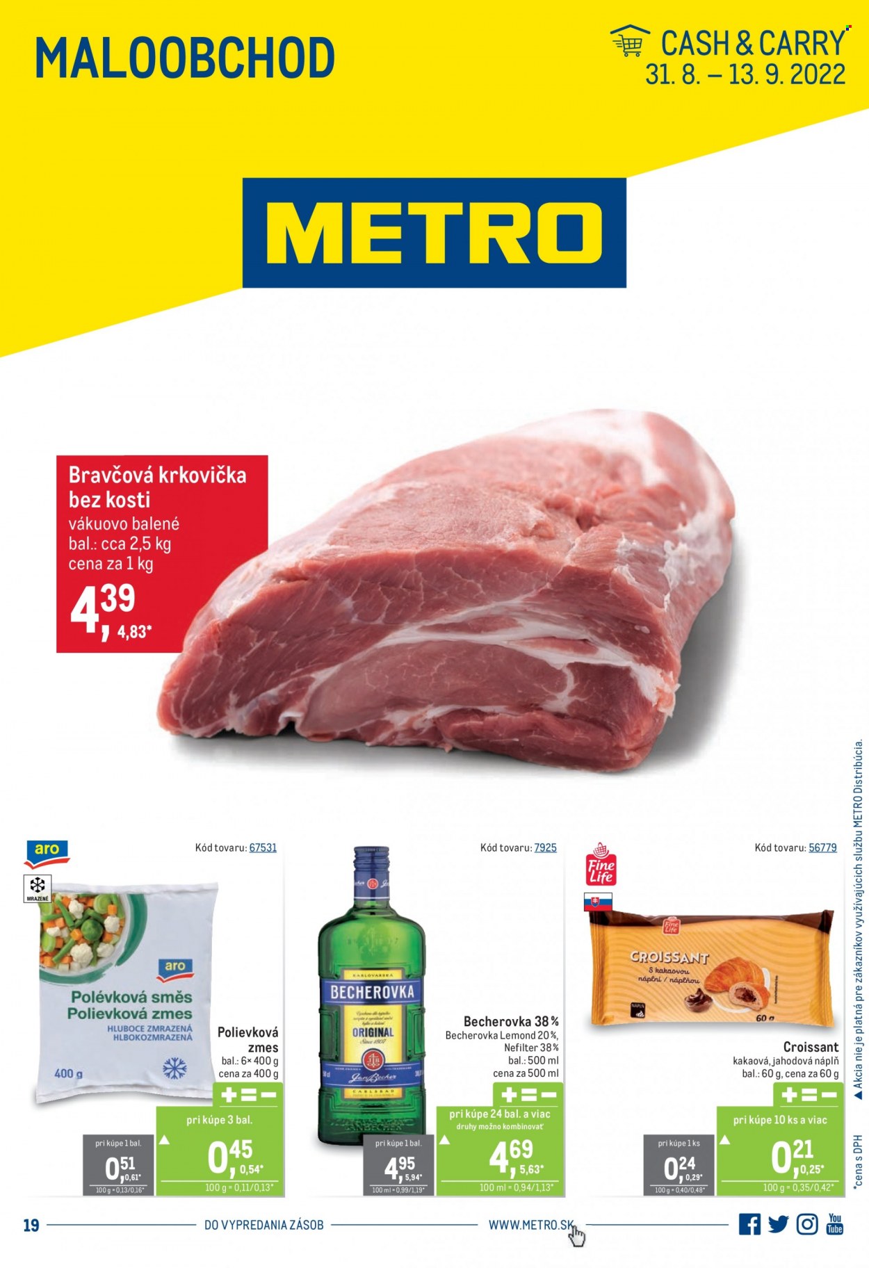 Leták Metro - 31.8.2022 - 13.9.2022. Strana 1