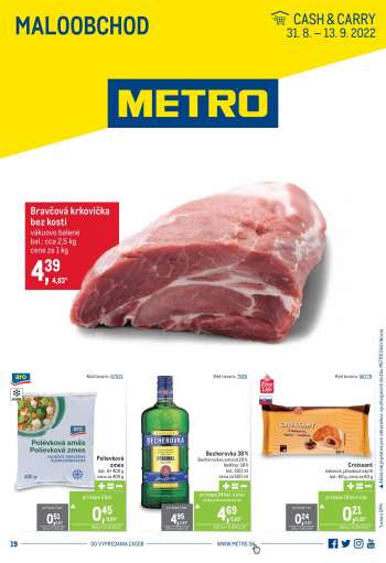 Leták Metro - 31.8.2022 - 13.9.2022.