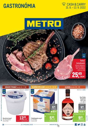 Leták Metro - 31.8.2022 - 13.9.2022.