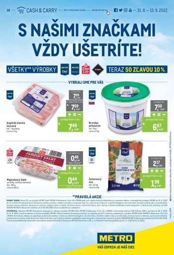Leták Metro - 31.8.2022 - 13.9.2022.